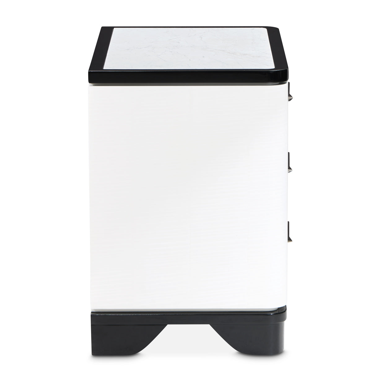 Tuxedo Black Nightstand - Ornate Home