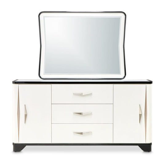 Tuxedo Black Sideboard & Mirror - Ornate Home