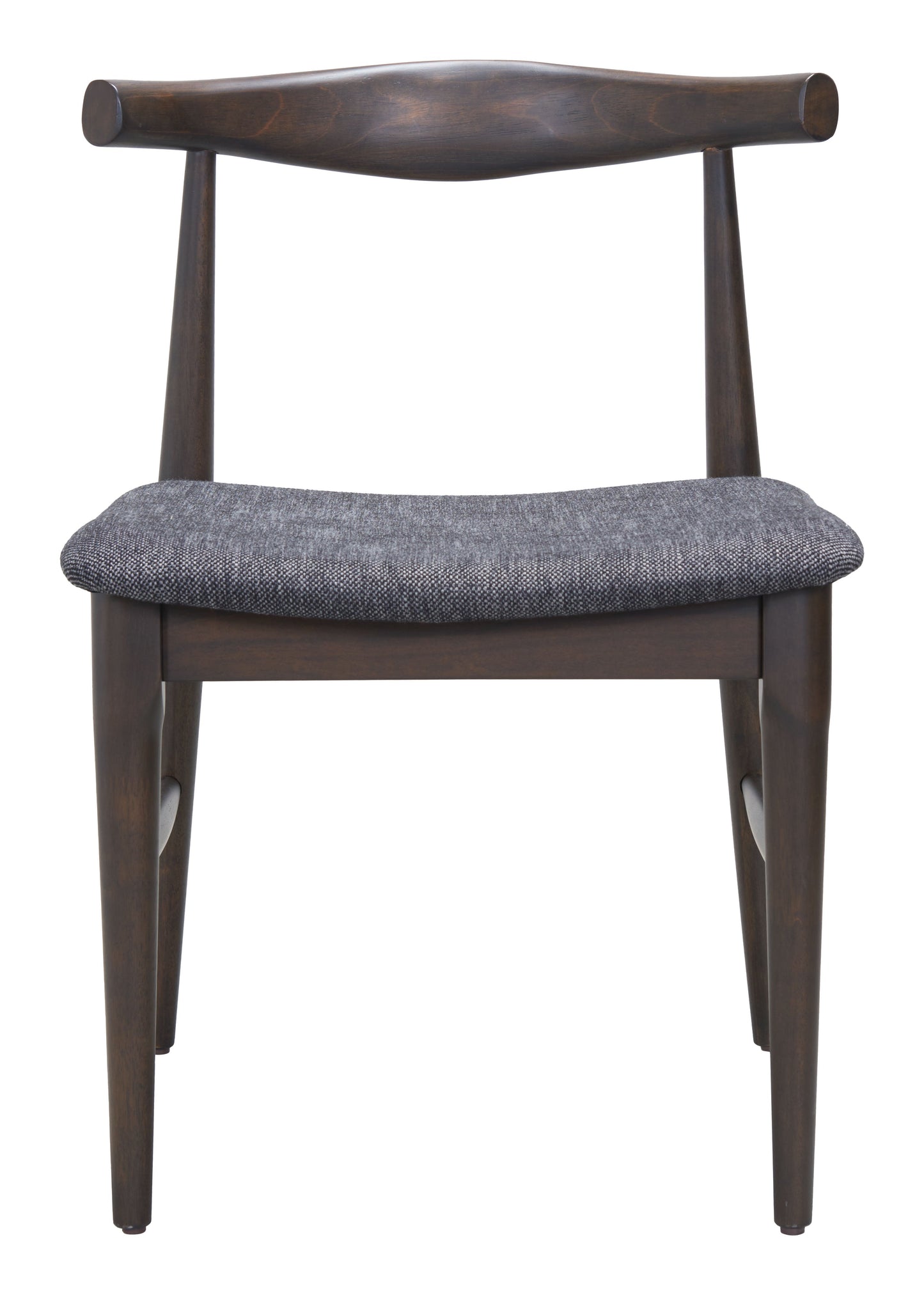 Tuzka Gray & Espresso Dining Chair (Set of 2) - Ornate Home