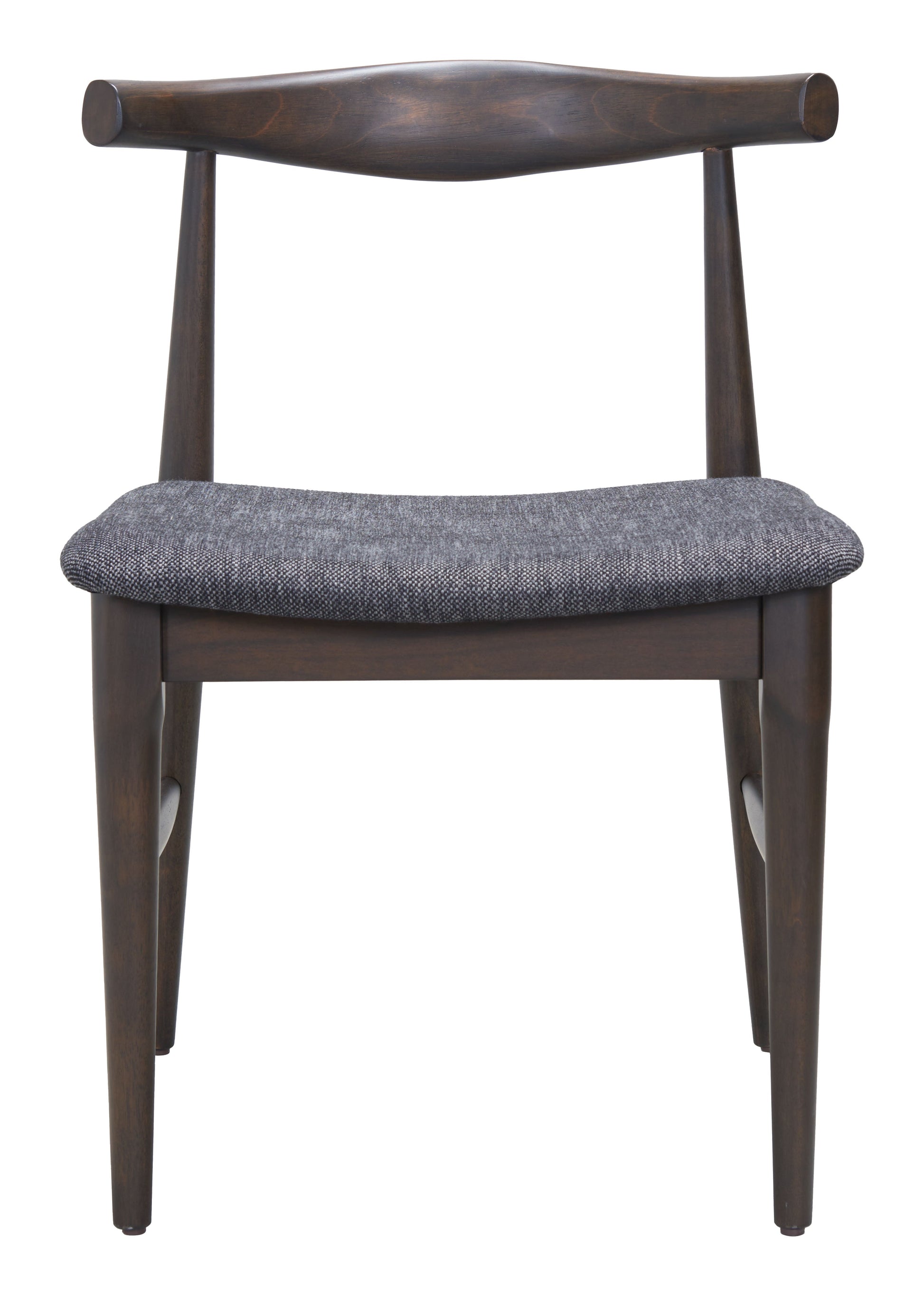 Tuzka Gray & Espresso Dining Chair (Set of 2) - Ornate Home