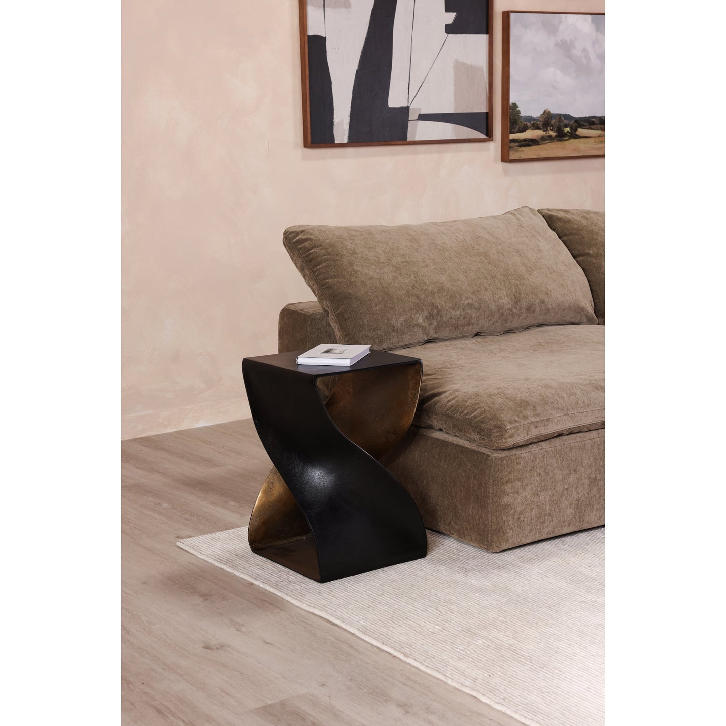Twist Black Accent Table - Ornate Home