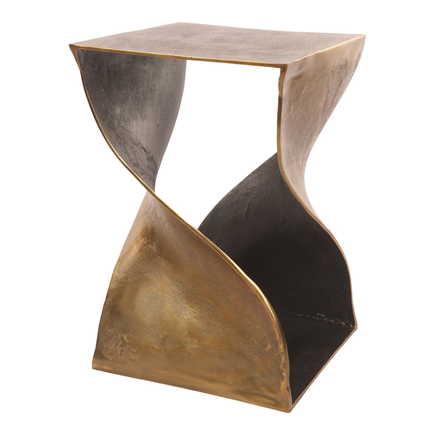 Twist Brass Accent Table - Ornate Home