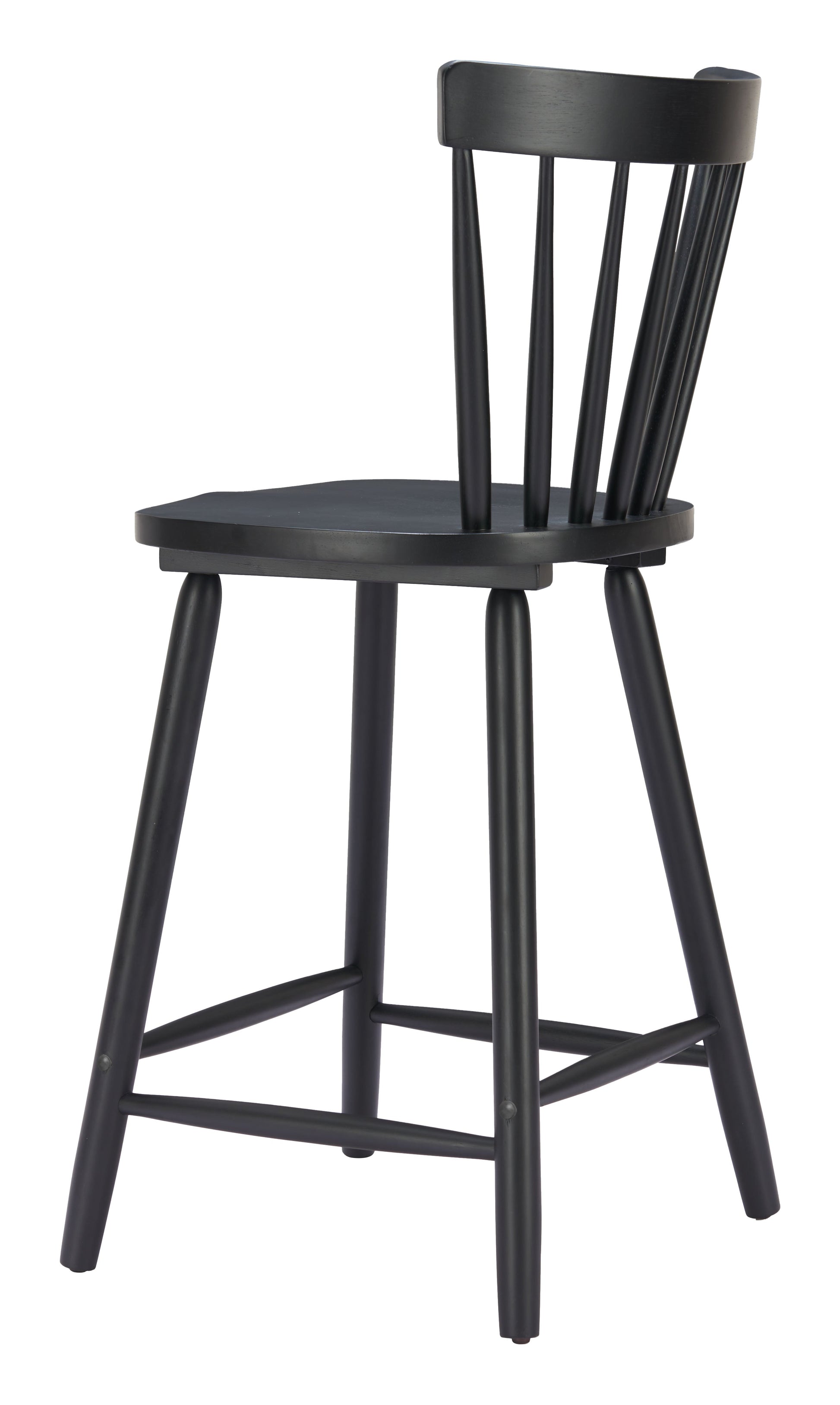 Tyce Black Counter Stool (Set of 2) - Ornate Home