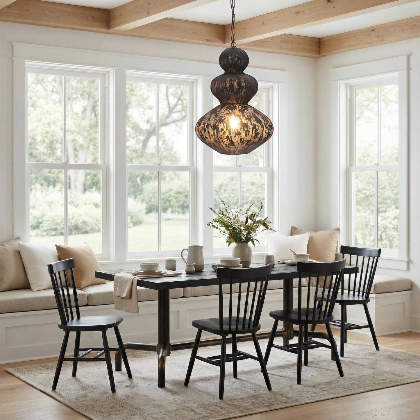 Tyce Black Dining Chair (Set of 2) - Ornate Home