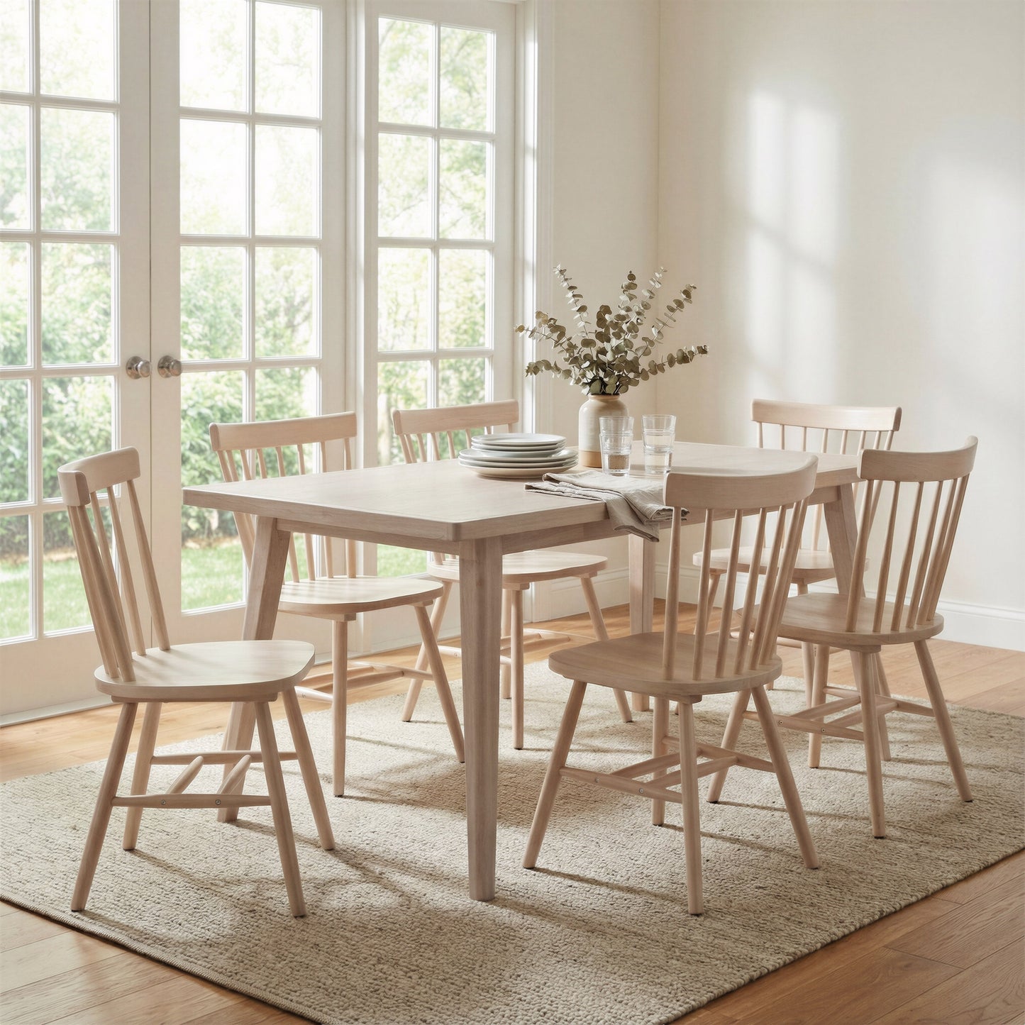 Tyce Natural Dining Chair (Set of 2) - Ornate Home