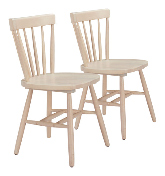 Tyce Natural Dining Chair (Set of 2) - Ornate Home
