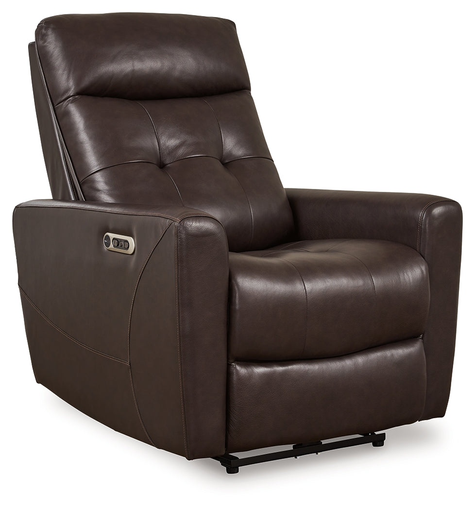 Pisgham Brown Power Recliner