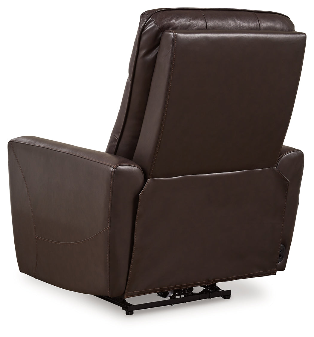 Pisgham Brown Power Recliner