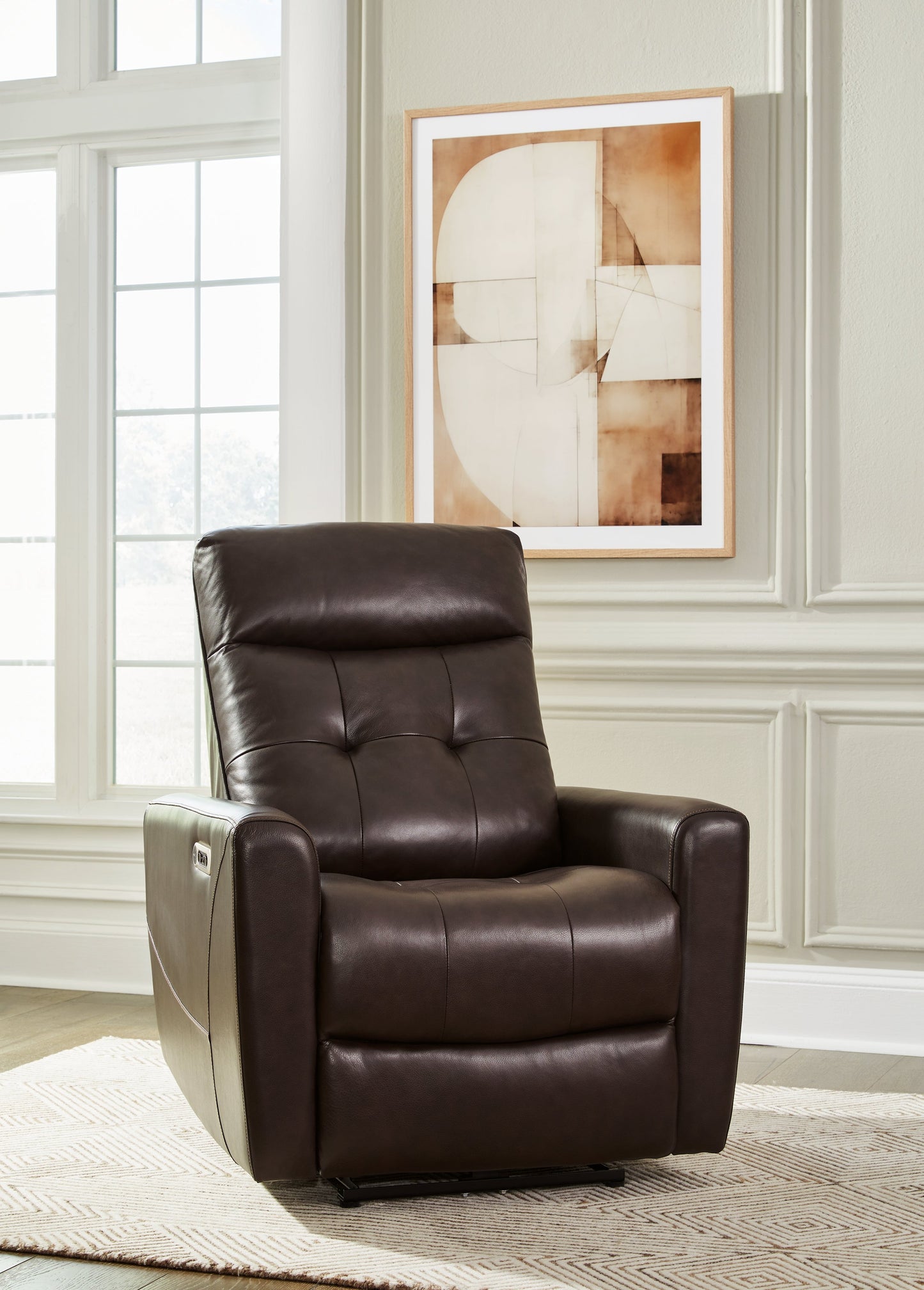 Pisgham Brown Power Recliner