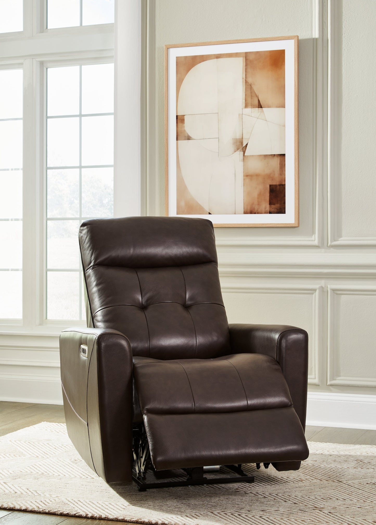 Pisgham Brown Power Recliner