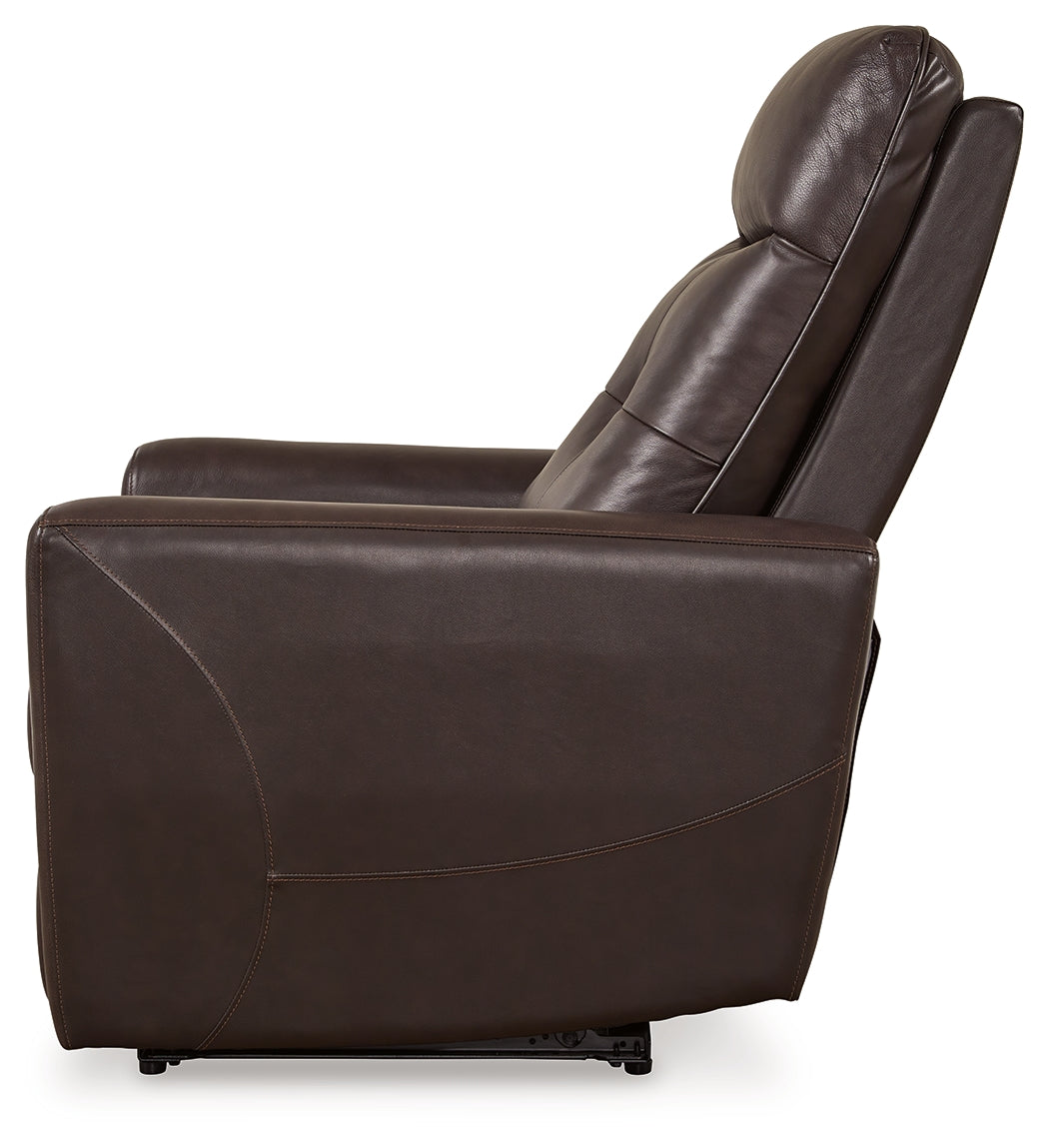 Pisgham Brown Power Recliner