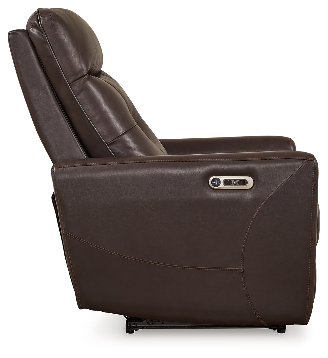 Pisgham Brown Power Recliner