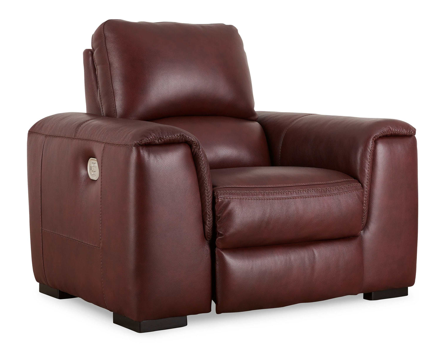 Alessandro Garnet Leather-match Power Recliner