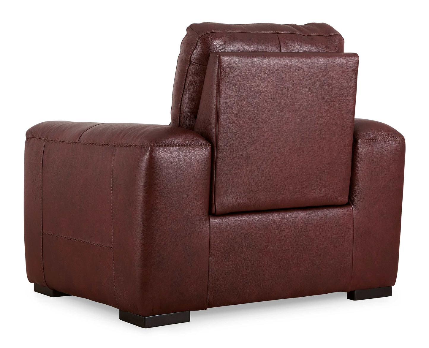 Alessandro Garnet Leather-match Power Recliner