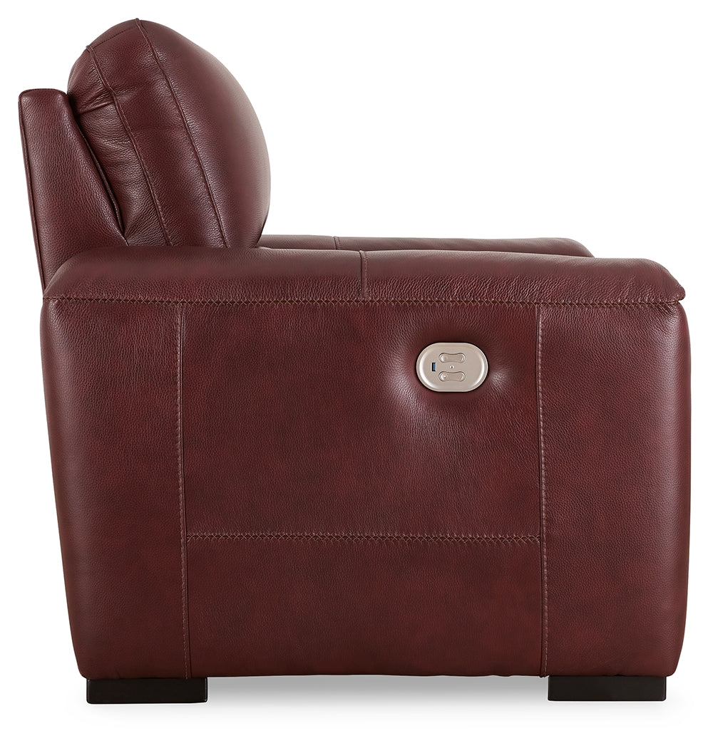 Alessandro Garnet Reclining Sofa and Recliner