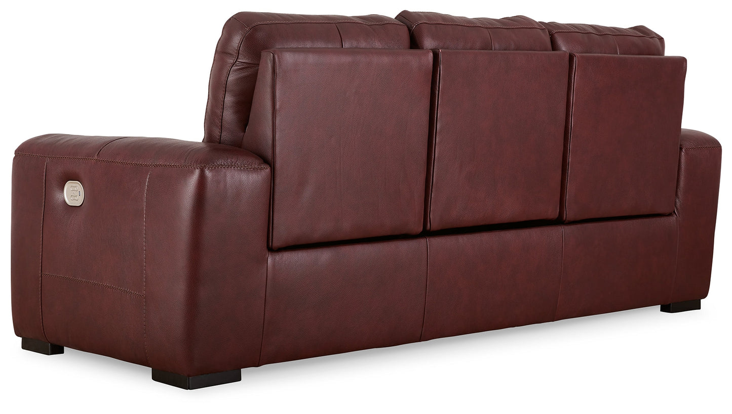 Alessandro Garnet Reclining Sofa and Recliner