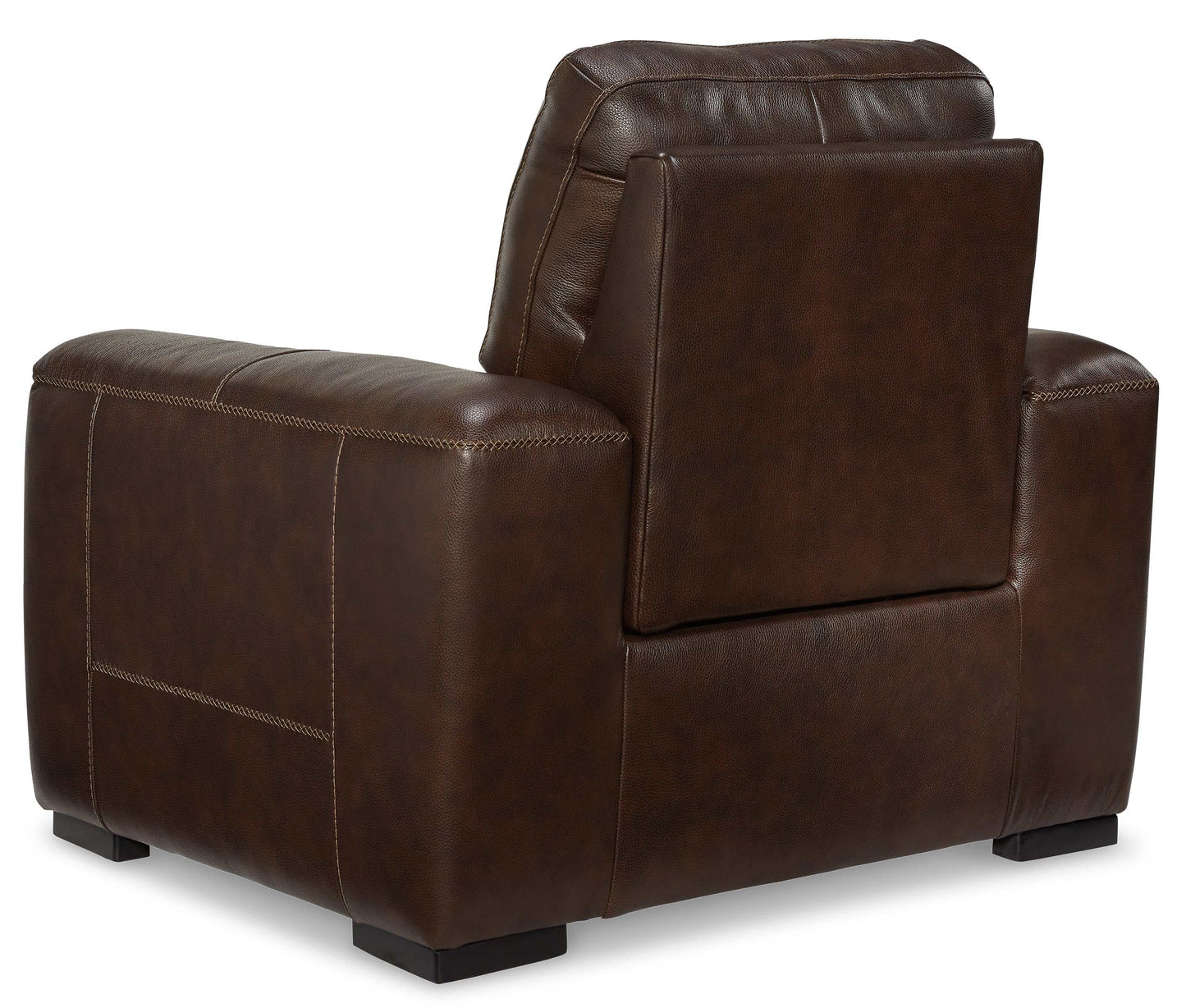 Alessandro Walnut Leather-match Power Recliner