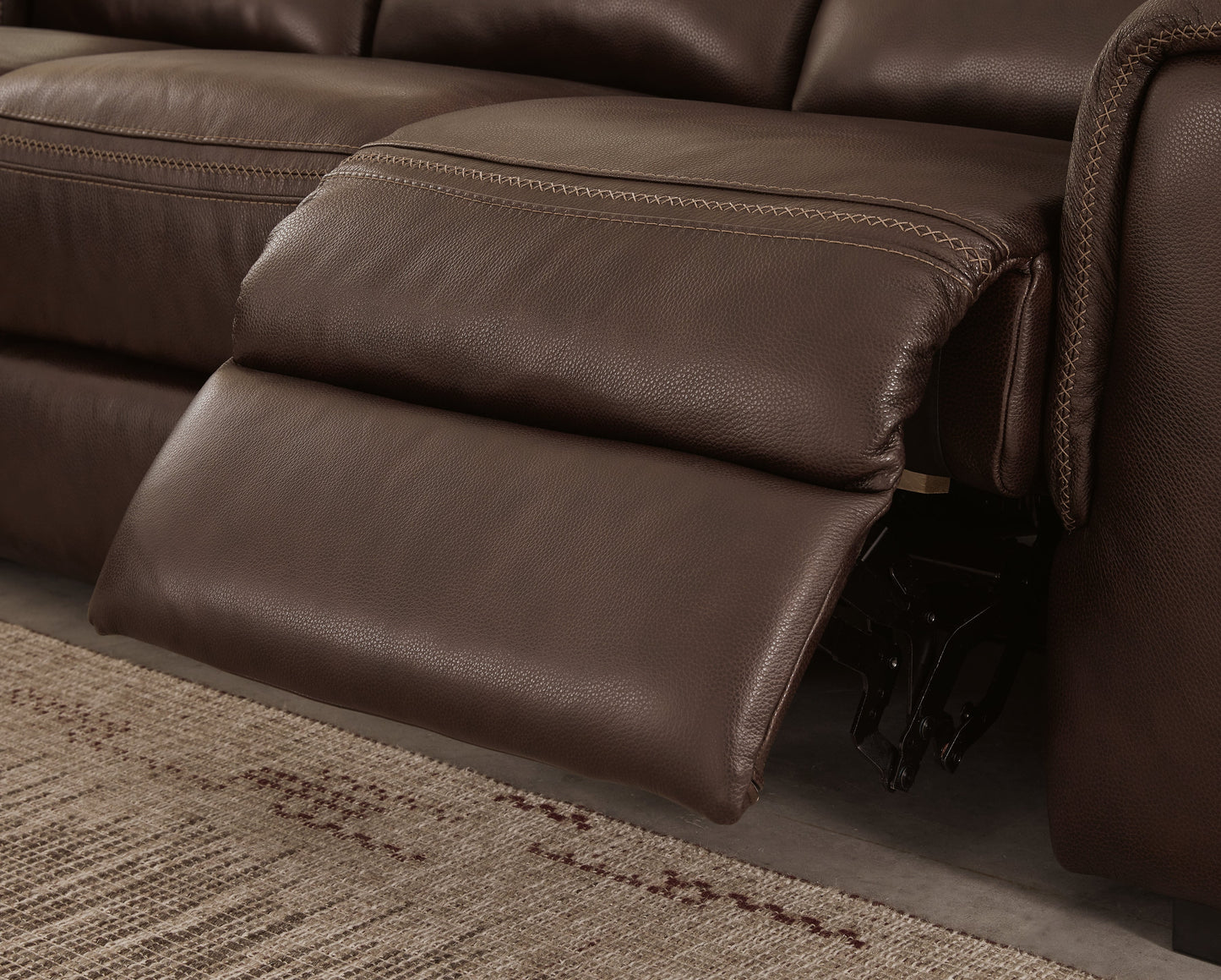 Alessandro Walnut Power Reclining Sofa and Loveseat