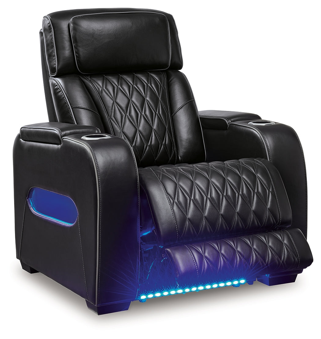 Boyington Black Power Recliner