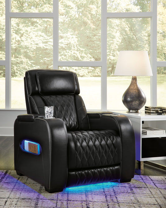 Boyington Black Power Recliner