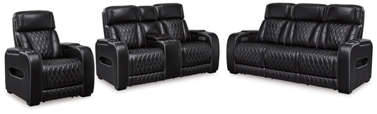 Boyington Power Reclining Sofa, Loveseat and Recliner