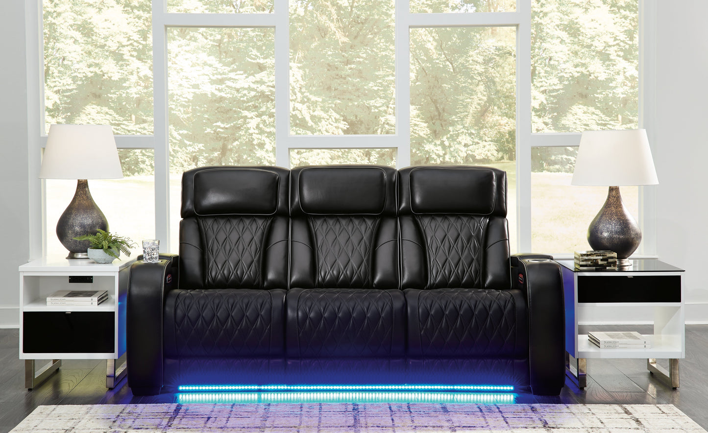 Boyington Black Power Reclining Sofa