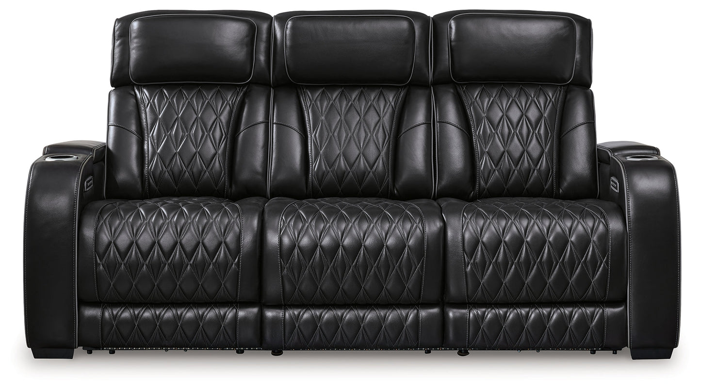 Boyington Black Power Reclining Sofa