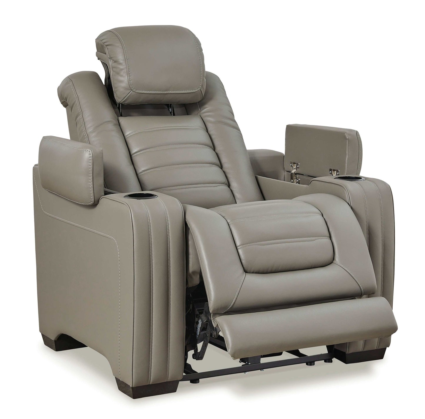 Backtrack Gray Power Recliner