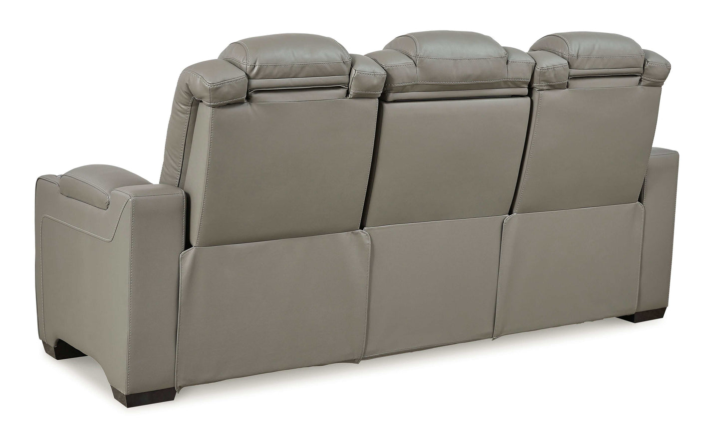 Backtrack Gray Power Reclining Sofa