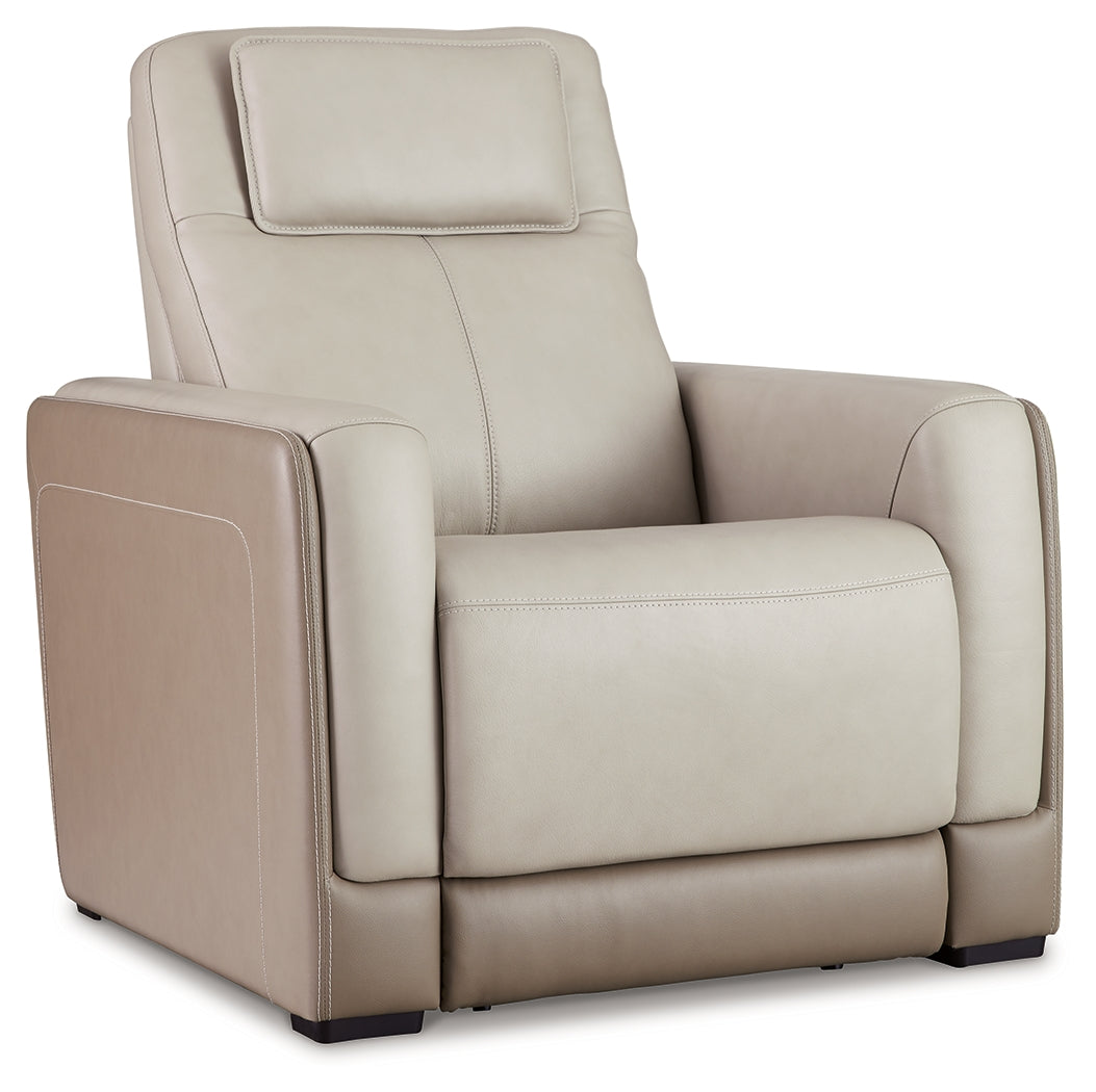 Battleville Almond Power Reclining Sofa, Loveseat and Recliner