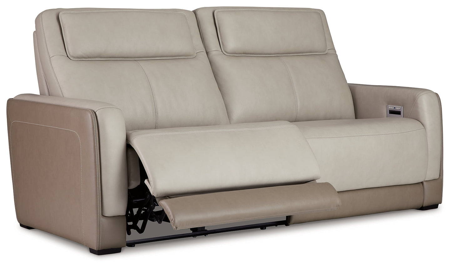 Battleville Almond Power Reclining Sofa, Loveseat and Recliner