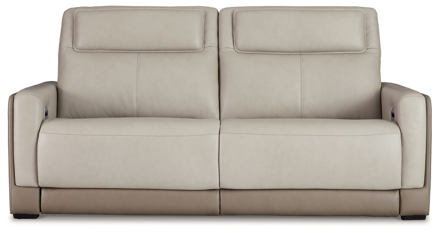 Battleville Almond Power Reclining Sofa, Loveseat and Recliner