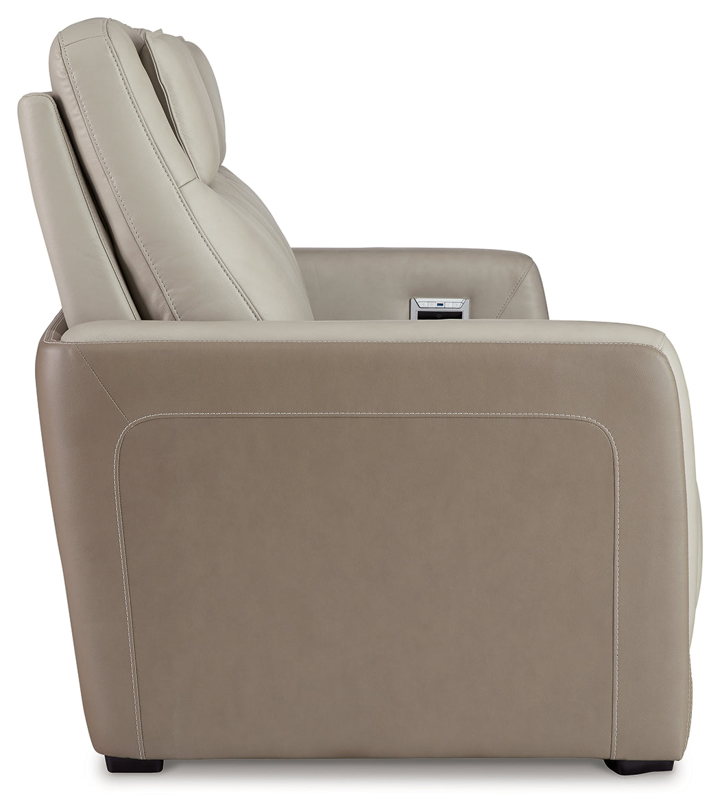 Battleville Almond Power Reclining Sofa, Loveseat and Recliner