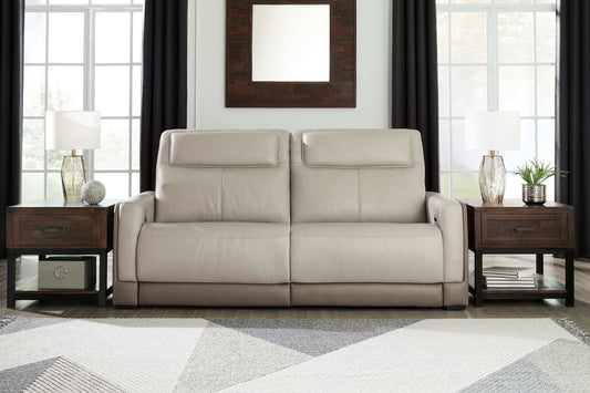 Battleville Almond Power Reclining Sofa