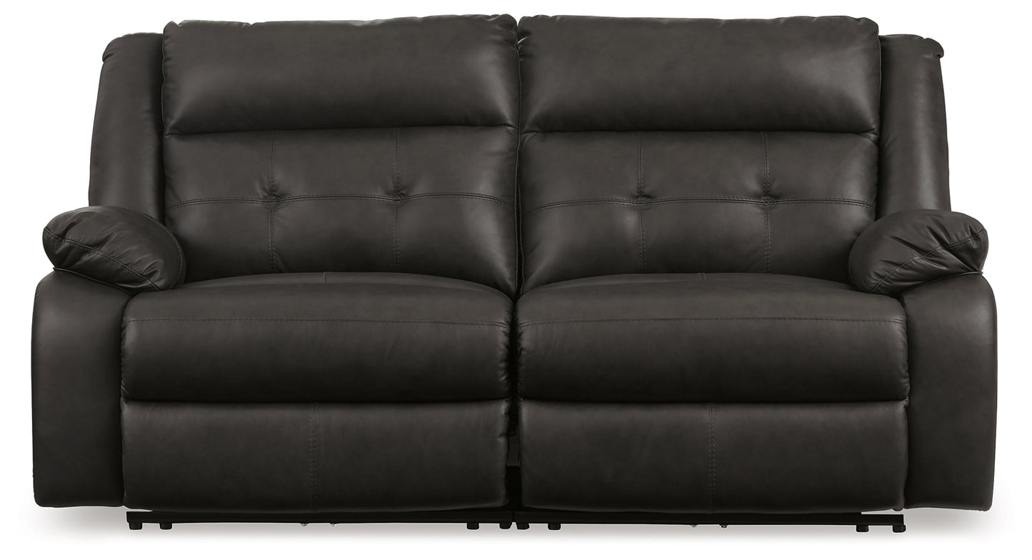 Mackie Pike Storm 2-Piece Power Reclining Sectional Loveseat