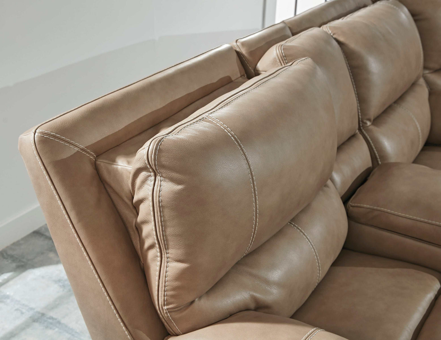 Ricmen Putty Power Reclining Sofa