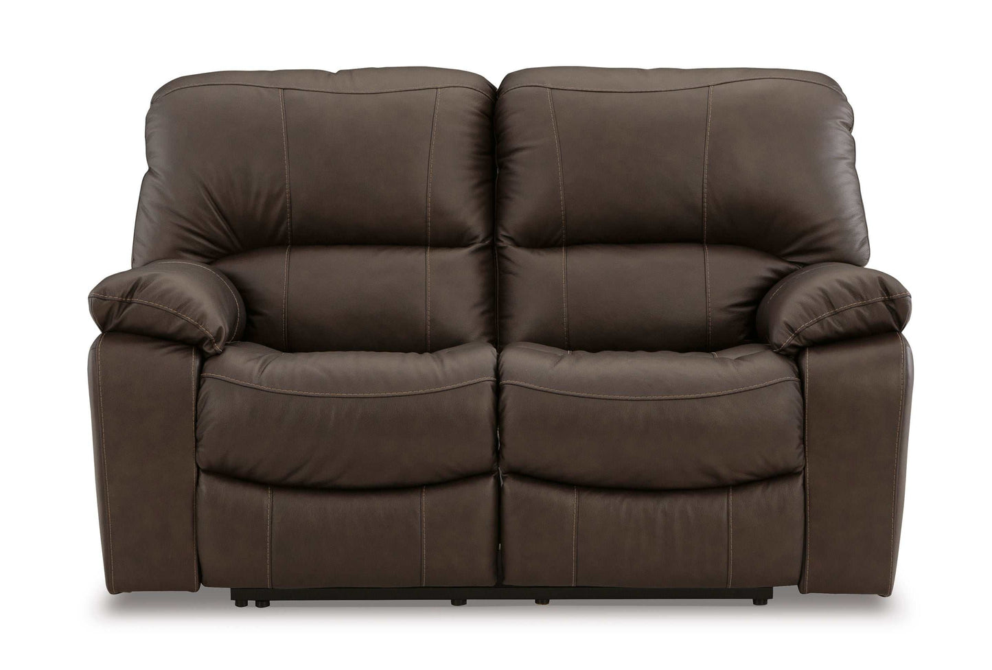 Leesworth Dark Brown Power Reclining Loveseat