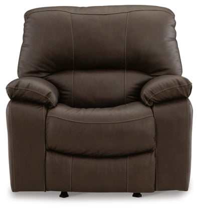 Leesworth Dark Brown Power Rocker Recliner