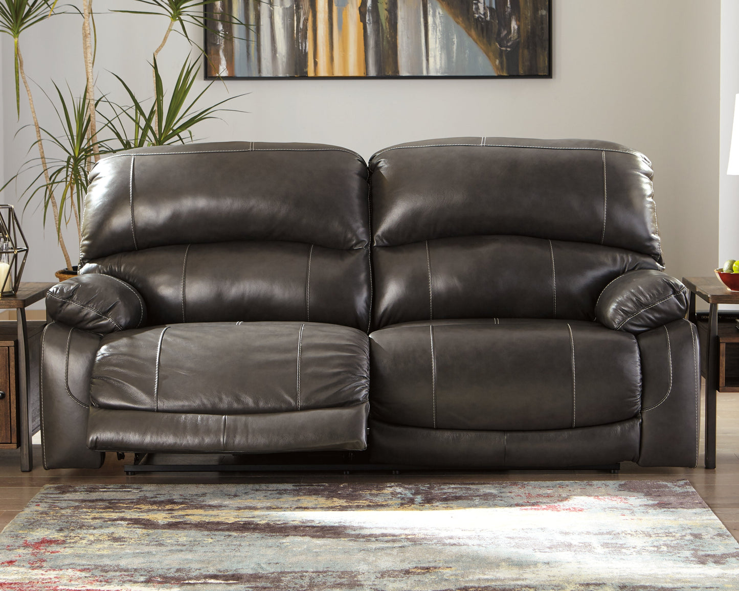 Hallstrung Gray Power Reclining Sofa