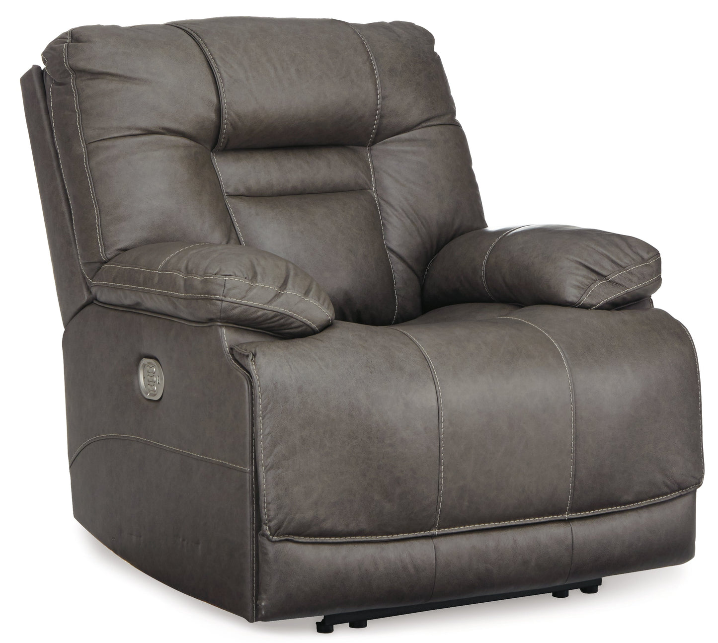 Wurstrow Smoke Power Reclining Sofa, Loveseat and Recliner