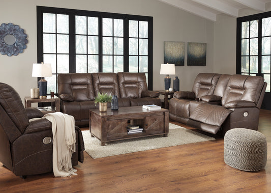 Wurstrow Power Reclining Sofa, Loveseat and Recliner