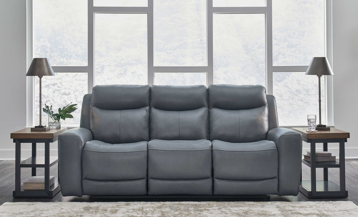 Mindanao Steel Power Reclining Living Room Set / 3pc