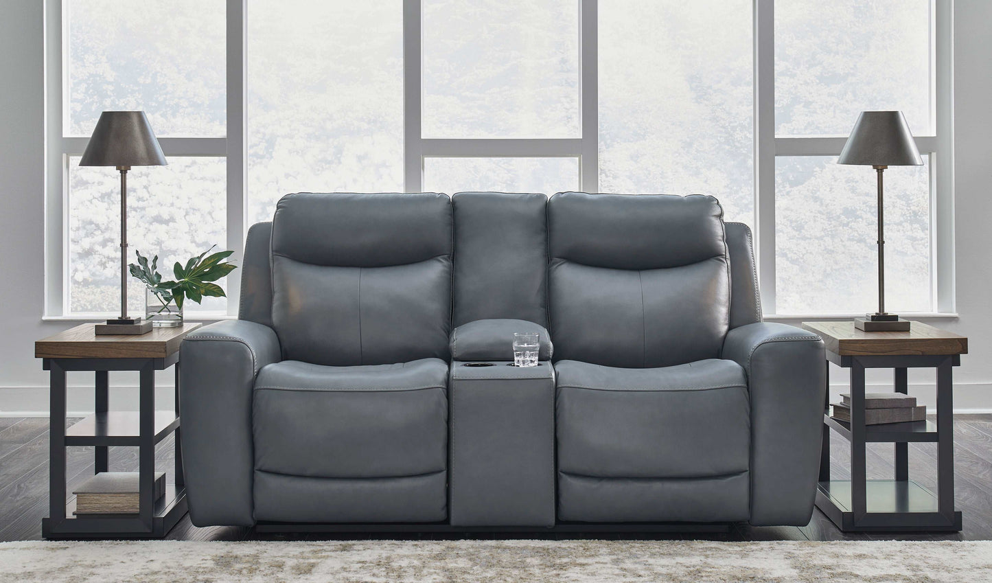 Mindanao Steel Power Reclining Living Room Set / 3pc