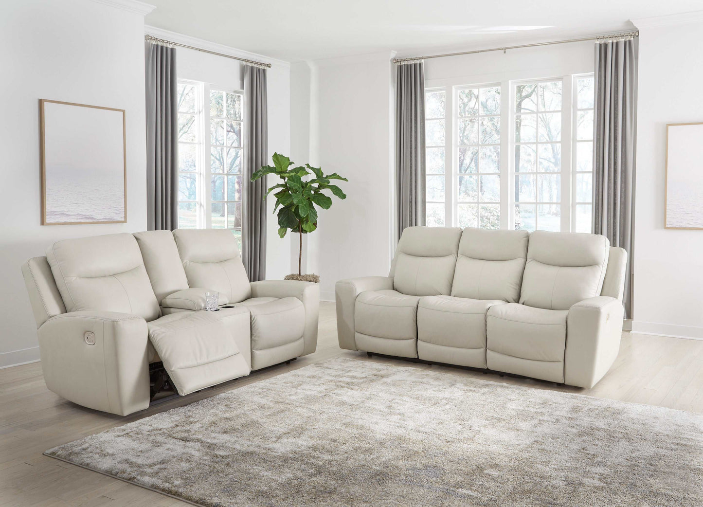 Mindanao Coconut Power Reclining Living Room Set / 2pc