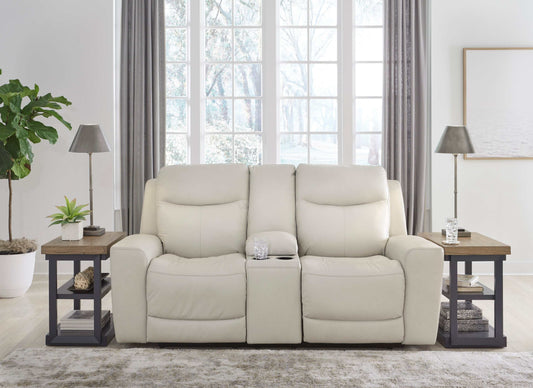 Mindanao Coconut Power Reclining Loveseat w/ Console