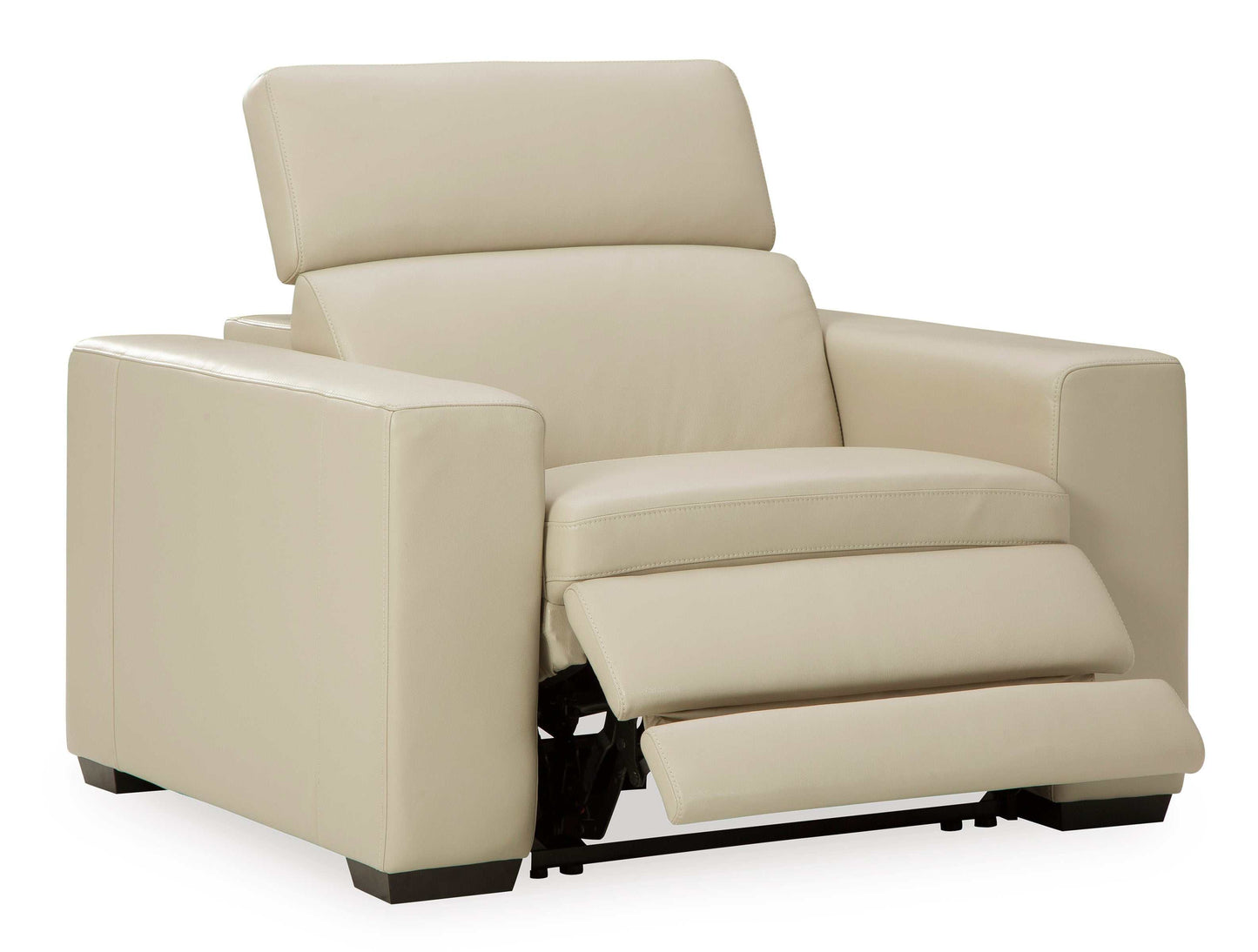 Texline Sand Leather Power Recliner