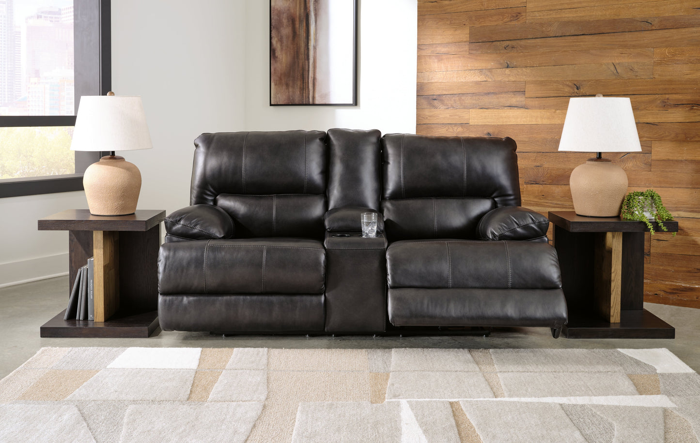 Mountainous Eclipse Power Reclining Loveseat