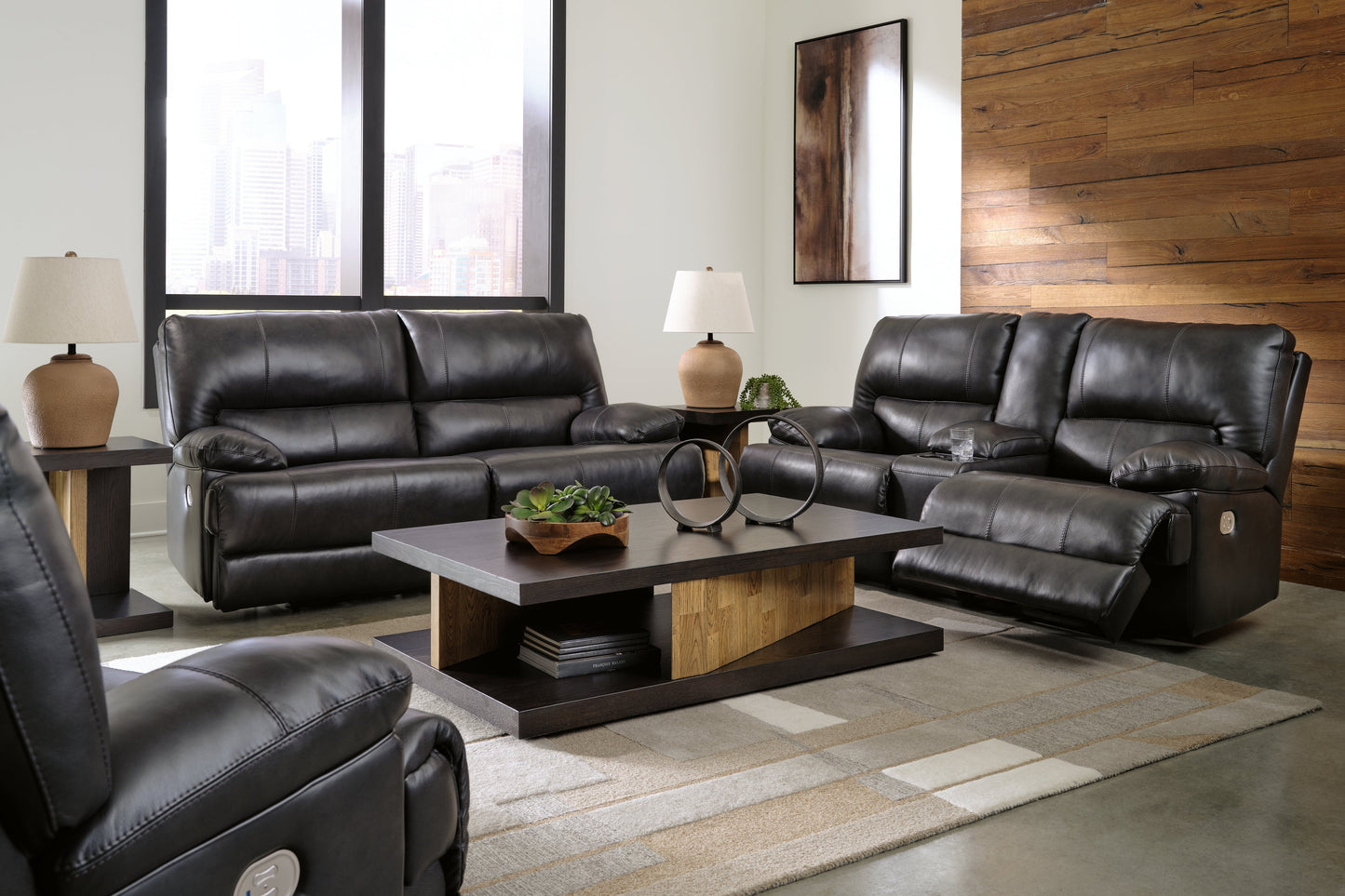 Mountainous Power Reclining Sofa, Loveseat and Recliner