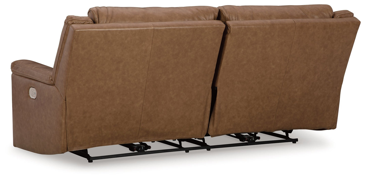 Trasimeno Caramel Power Reclining Sofa