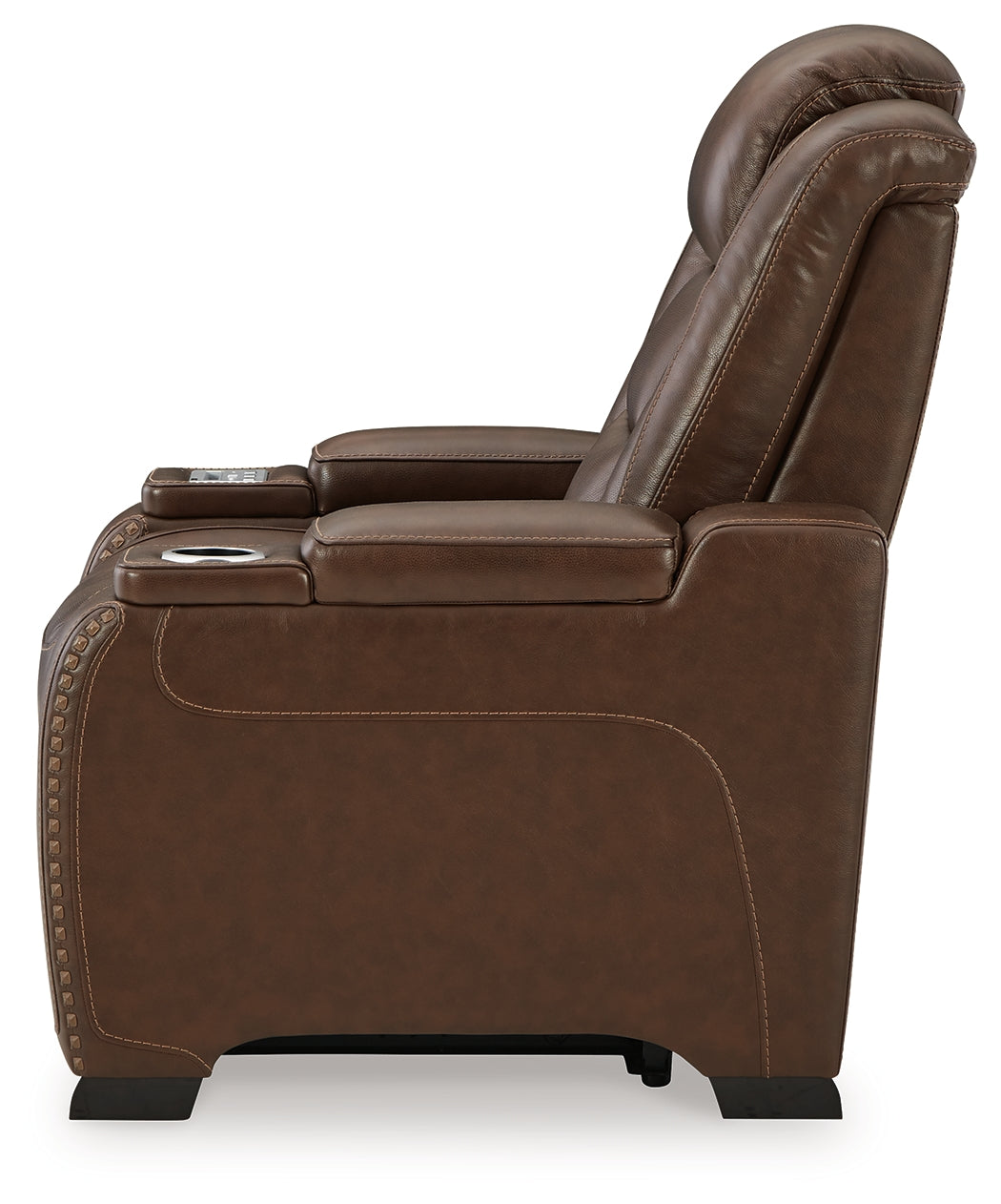 The Man-Den Mahogany Power Recliner